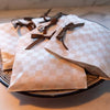 Parchment Pouches Oak Check
