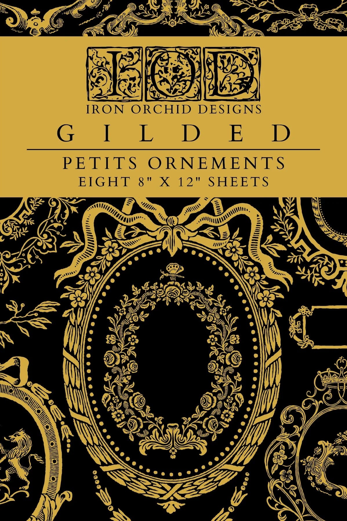 IOD Foil Transfer Petits Ornements 8x12