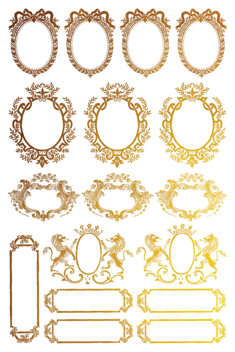 IOD Foil Transfer Petits Ornements 8x12
