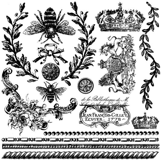 IOD Stamp 12x12 Queen Bee
