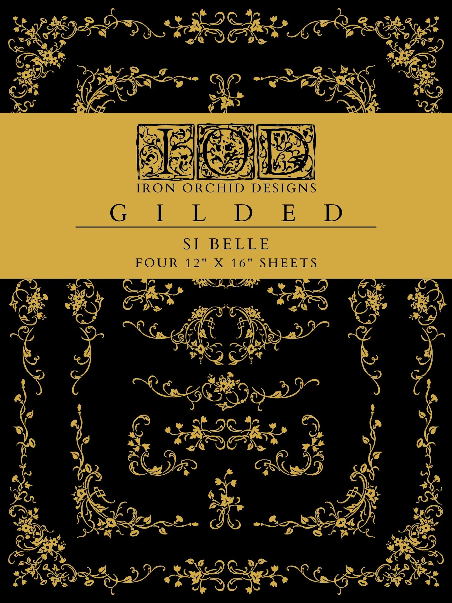 IOD Foil Transfer Si Belle 12x16
