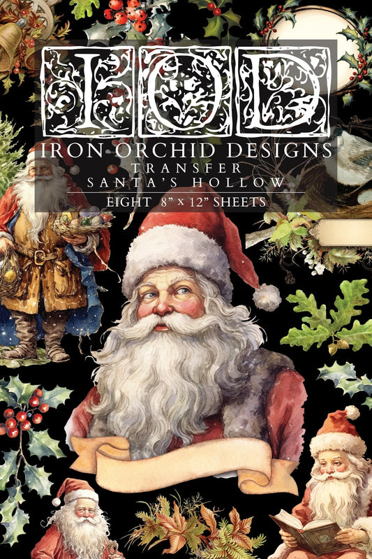 IOD Transfer Santa's Hollow 8x12