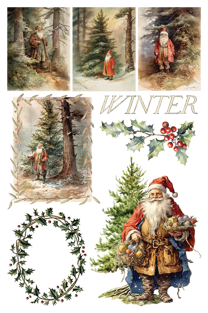 IOD Transfer Santa's Hollow 8x12