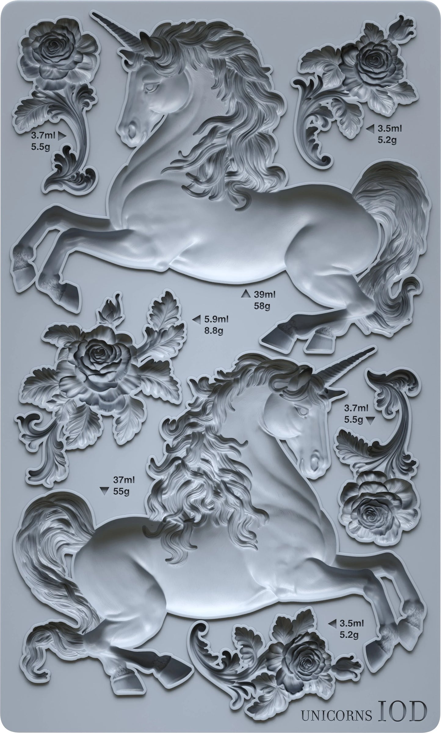 IOD Mould Unicorns