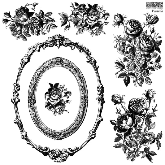 IOD Stamp 12x12 Veranda