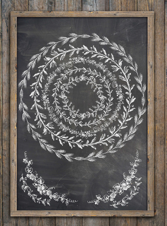 IOD Stamp 12x12 Wreath Builder Classic