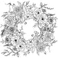 IOD Transfer Winter’s Song Wreath 24x24